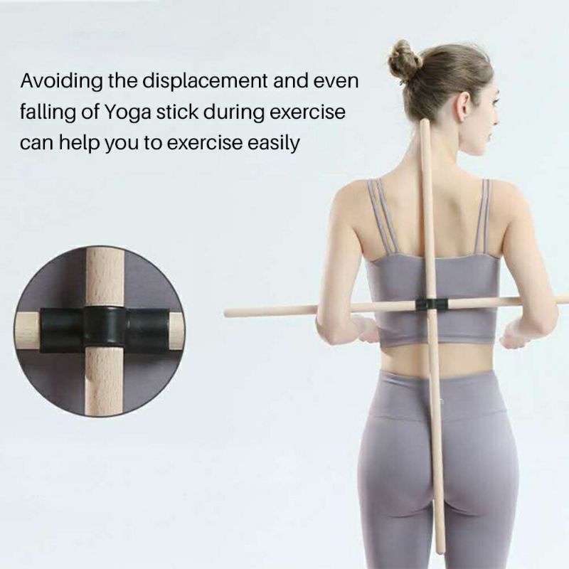 Gậy tập yoga chống gù lưng.
