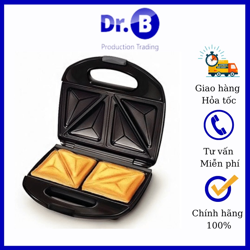 Máy nướng bánh mì sandwich bánh hotdog NIKAI nhanh gọn tiện lợi có bảo hành chính hãng GiaDungDrb