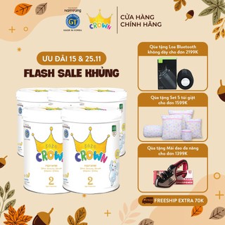 Combo 5 Lon Sữa Bột Dinh Dưỡng KOKO CROWN Cho Bé Biếng Ăn Picky Eater 2 Nhập Khẩu Nguyên Lon Hàn Quốc 800g/Lon