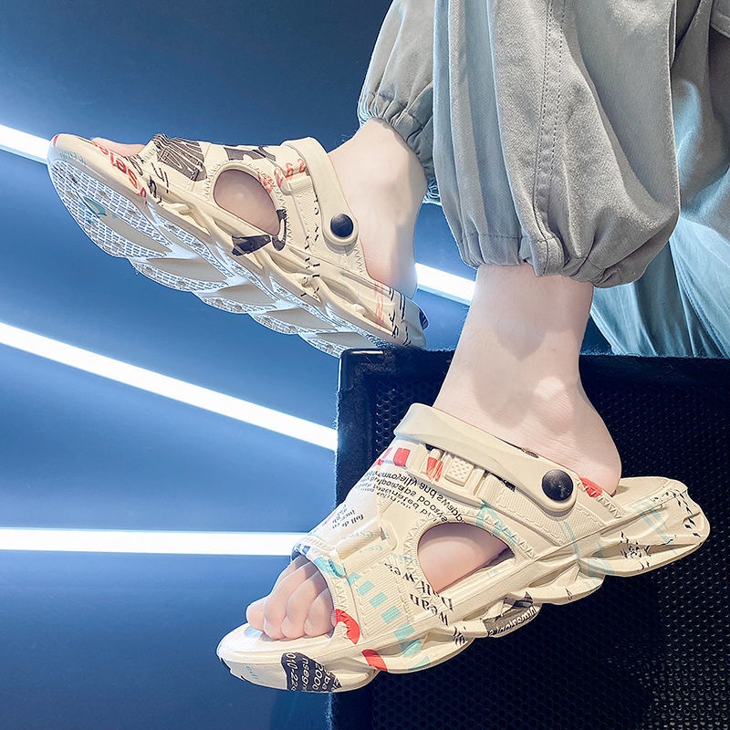 Dép Sandal Đi Biển Chống Trượt Hai Cách Dùng Thời Trang Thể Thao Ngoài Trời Dành Cho Nam