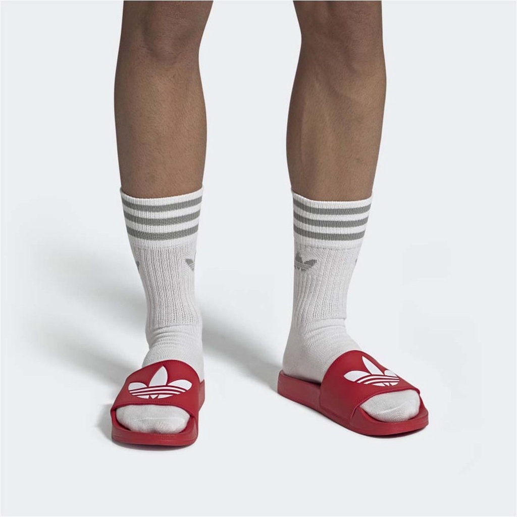 Chính hãng Dép quai ngang Adidas Lite Xám / Tím nhạt / Tím đậm / Đỏ / Xanh Lá
