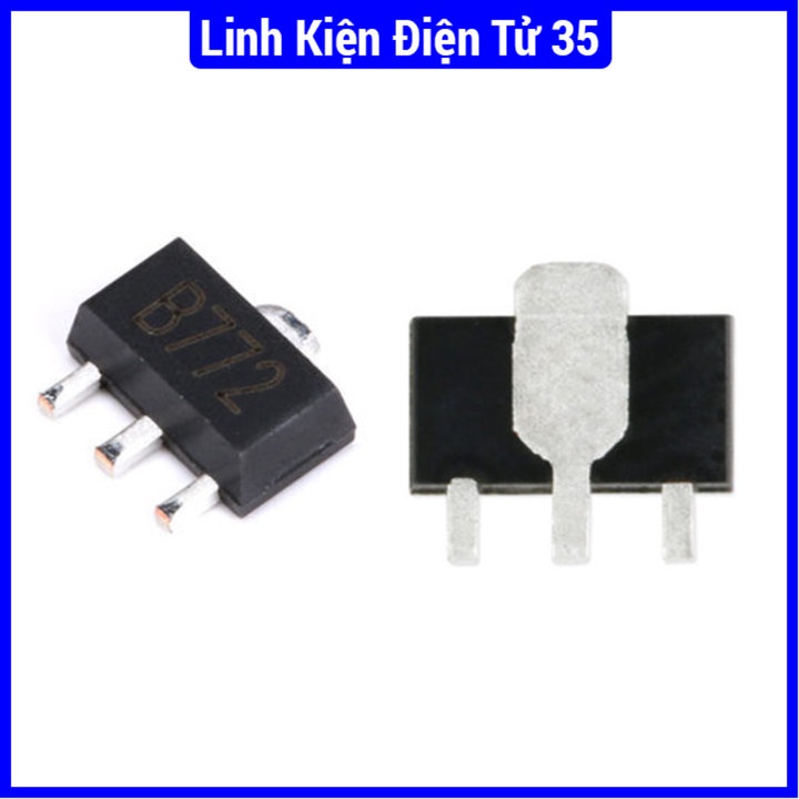 Gói 20 con Transistor PNP B772 3A-30V TO-216 siêu chất lượng giá rẻ