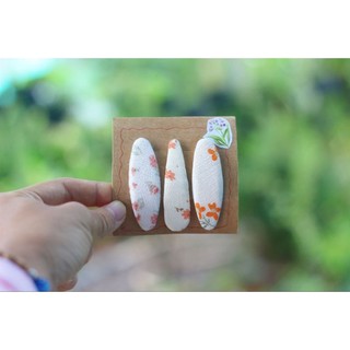 Kẹp tóc bọc vải hoa dễ thương (Handmade 100%)
