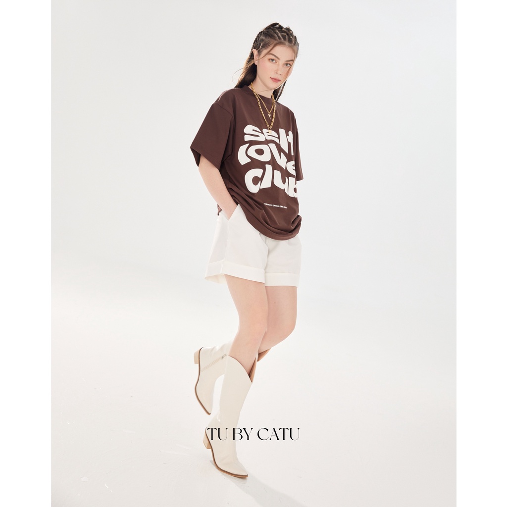 TUBYCATU | Áo thun brown selfloveclub tee