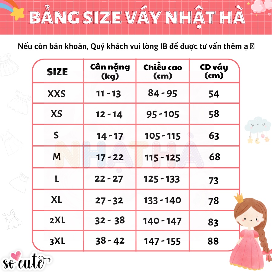 Váy thu đông bé gái size đại 11- 45kg U3 chất liệu nhung tăm dáng công chúa dài tay chun siêu điệu