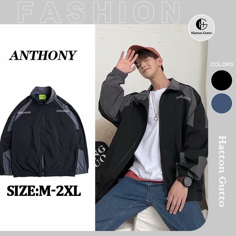 Áo Khoác Bóng Chày HattonGutto COD OOTD Thời Trang Hàn Quốc Cho Cặp Đôi