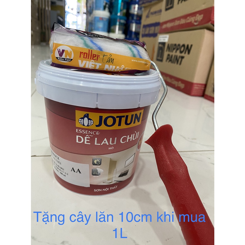 SƠN NƯỚC NỘI THẤT JOTUN ESSENCE DỄ LAU CHÙI MÀNG SƠN MỜ, MỊN 1L,5L