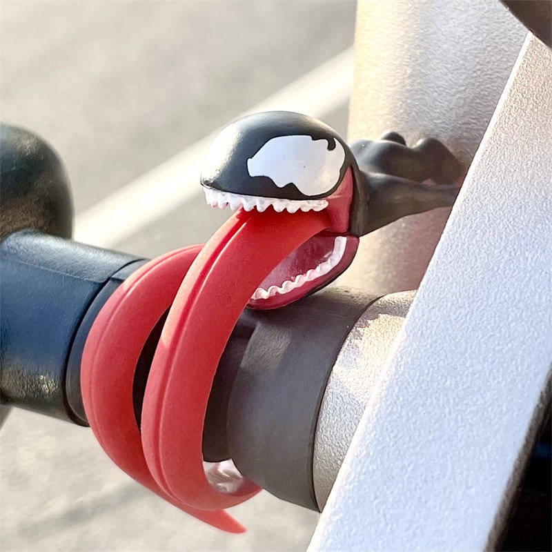 Phụ kiện búp bê Poison deadpool dùng pin trang trí xe mô tô / ô tô 2dOT