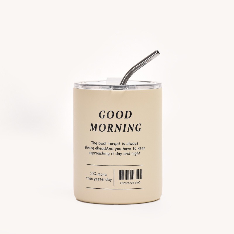 Cốc Giữ Nhiệt  Americano Cao Cấp Inox 304 Có Ống Hút và Nắp Chống Trào- Ly giữ nhiệt 360 - 600ML CGN01