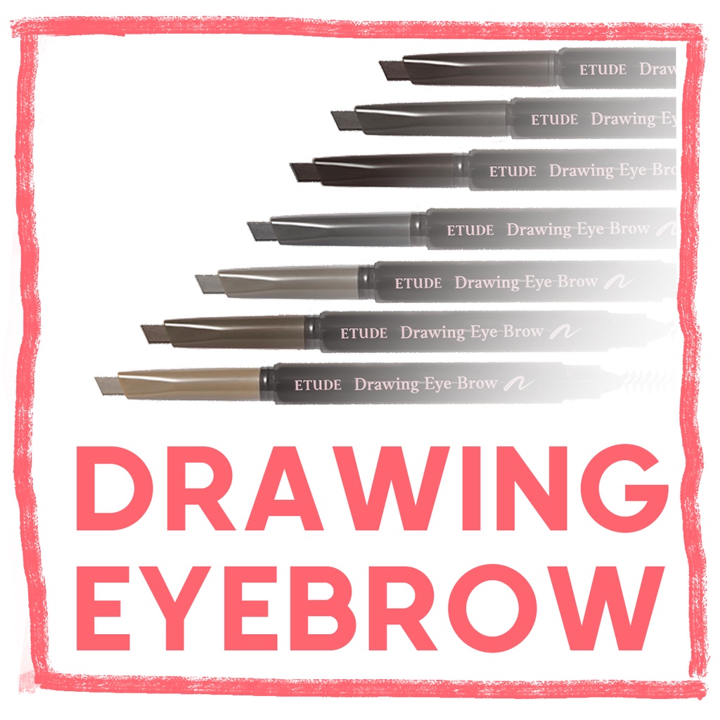 Bút Kẻ Lông Mày Drawing Eye Brow lâu trôi và dễ vẽ 0.25g Với 7 Màu Lựa Chọn Độc Đáo | Bút Chì Có Cọ Vẽ Dễ Dàng Và Nhanh Chóng