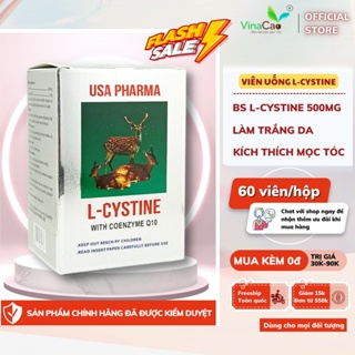 Viên uống L-CYSTINE USA 500mg bổ sung Coenzyme Q10 làm đẹp da