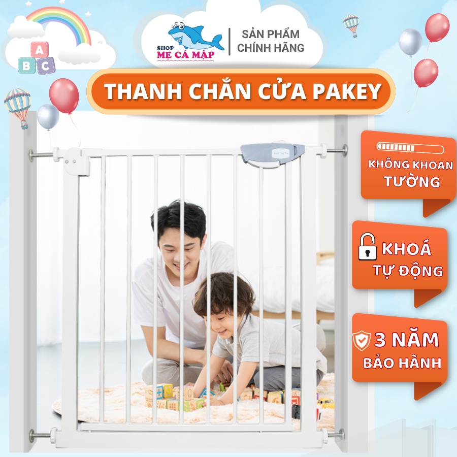 Thanh Chắn Cầu Thang, Thanh Chắn Cửa Pakey Không Khoan Đục Cao 79cm An