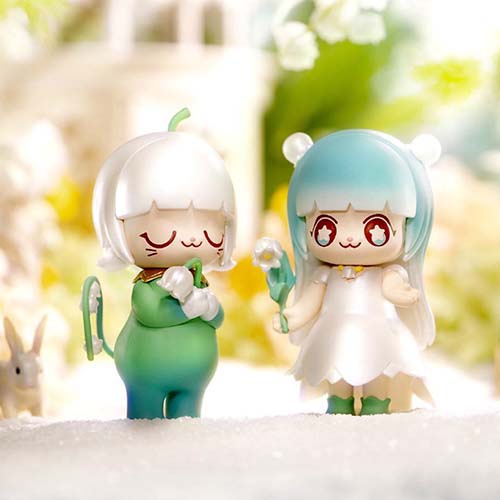 ★Hgtoys★ Set 52 Mô Hình Búp Bê Kimmy & Miki Ngôn Ngữ Hoa Trang Trí