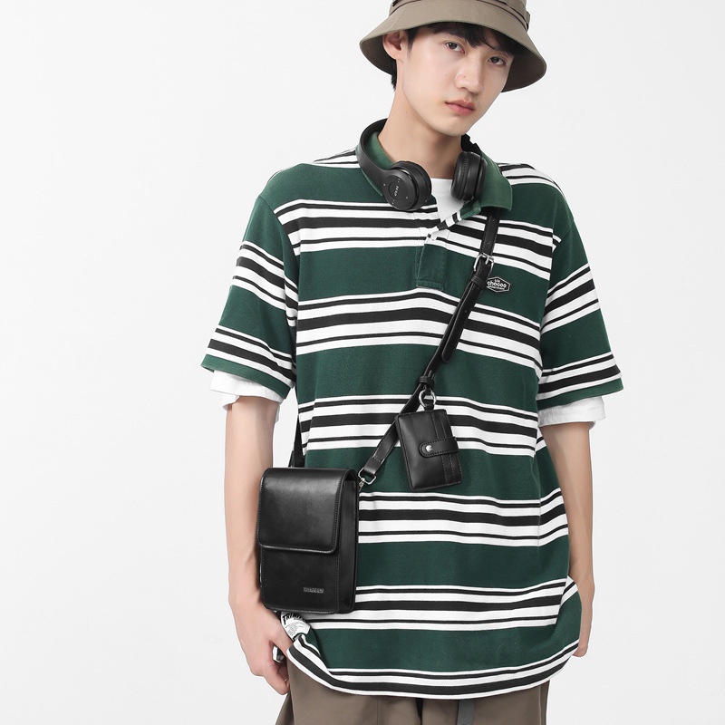 Túi Da Đựng Điện Thoại Đa Năng Có Ngăn Đựng Thẻ Đeo Vai Thời Trang Cho Nam Và Nữ zc220