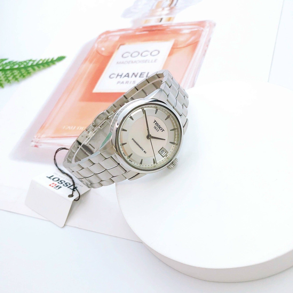Đồng hồ nữ TISSOT Automatic T086.207.11.111.00 – KÍNH SAPPHIRE MẶT TRẮNG