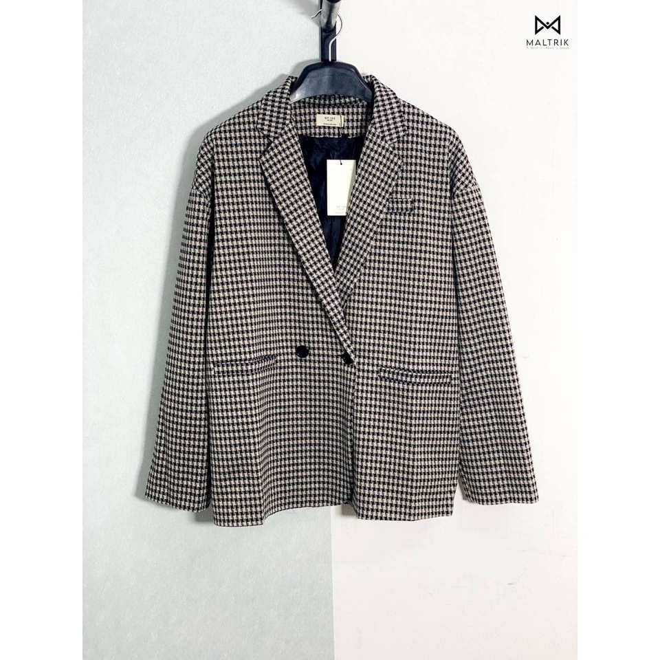 Áo BLAZER kẻ caro ,áo vest nam Blazer cao cấp Maltrik phong cách Hàn Quốc size từ 60-95kg