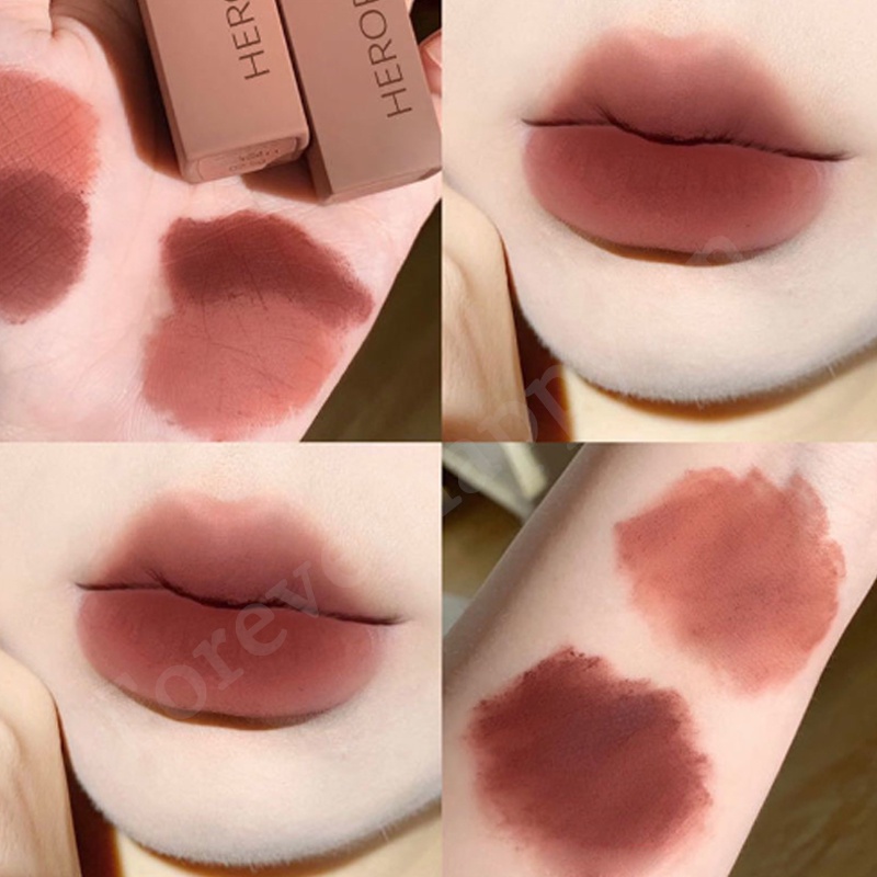 Son Môi Herorange Kết Cấu Lì Dưỡng ẩm Mềm Mại Kháng Nước Lâu Trôi Nội địa Trung