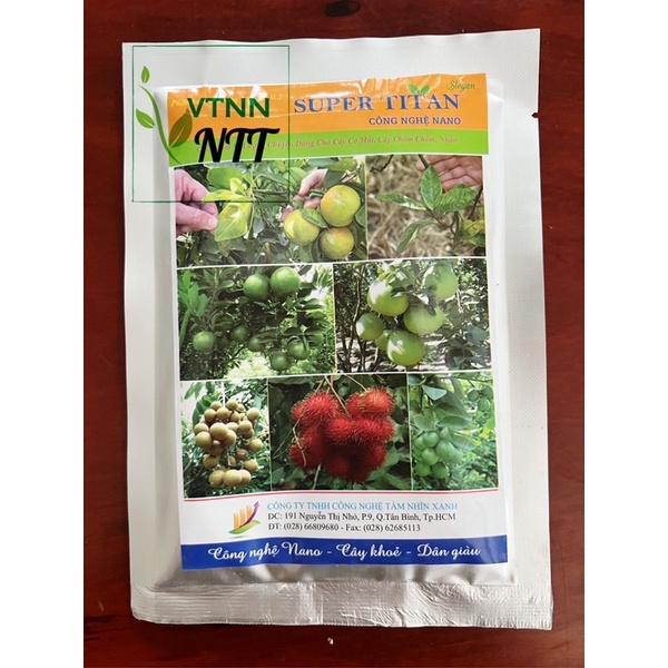 Phân bón vi lượng SUPER TITAN gói 60gram - VTNN Nguyễn Thanh Tuyền