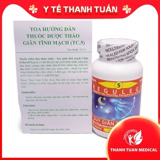 [USA] Dược thảo Toàn Chân chai số 5 hỗ trợ điều trị đau nhức chân - suy giãn tĩnh mạch chân