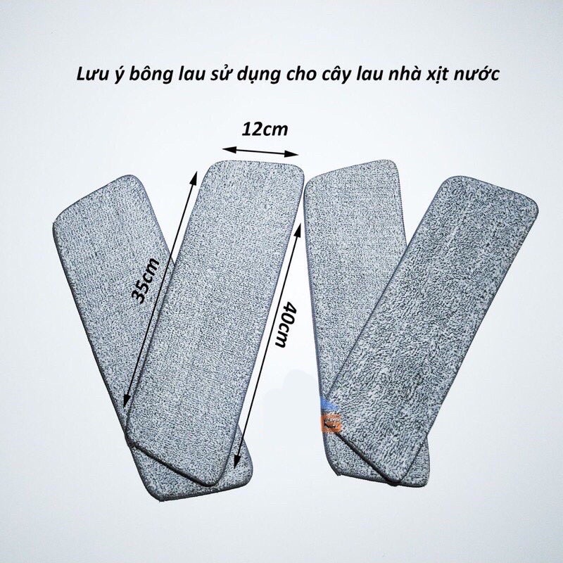 Miếng Lau Thay Thế Cho Cây Lau Nhà Phun Sương Bông Thay Cây Lau Nhà 39.5 X 34.5 X 11CM - Tee &amp; Mee