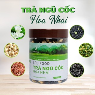 Trà Ngũ Cốc Hoa Nhài LoliFood hộp 450G Tốt cho sức khỏe ngủ ngon