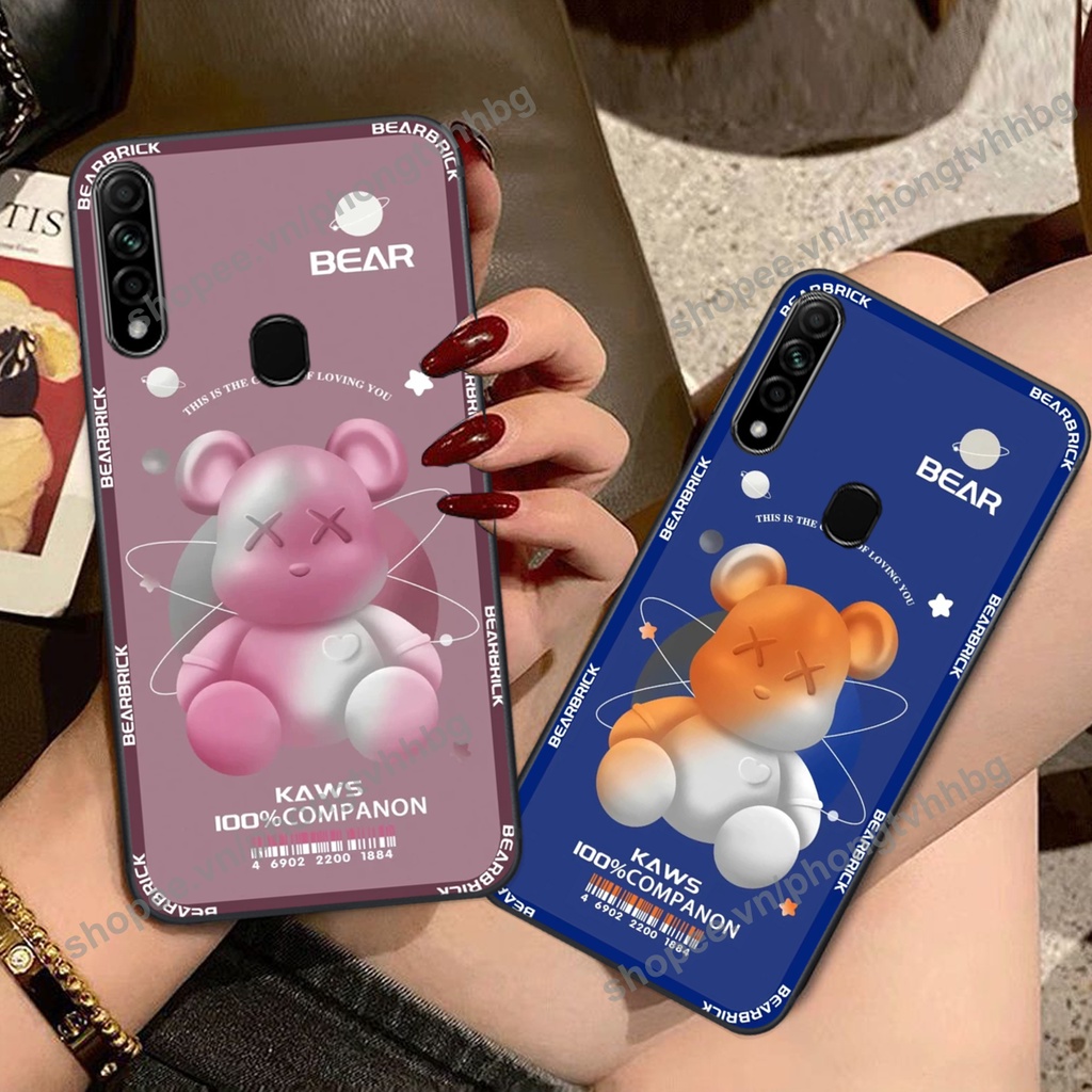 Ốp lưng Oppo A31 2020 / A8 BEARBRICK, KAWS nhiều mẫu chất cute mới nhất hot