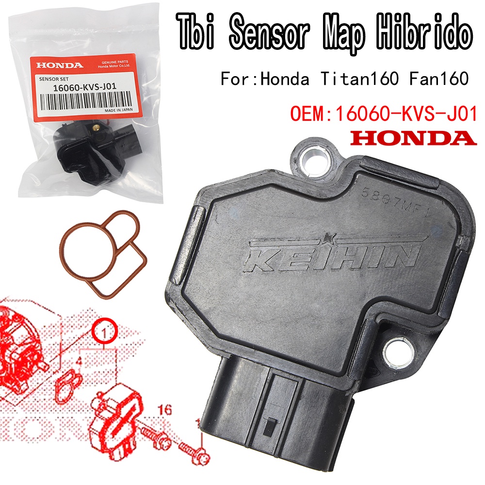 TPS Sensor Cảm biến bướm ga  TPS TA cho Winner X Satria, Raider Fi MS20 Exciter 150 Sonic GTR - SH VN - PCX Mẫu V2 2020