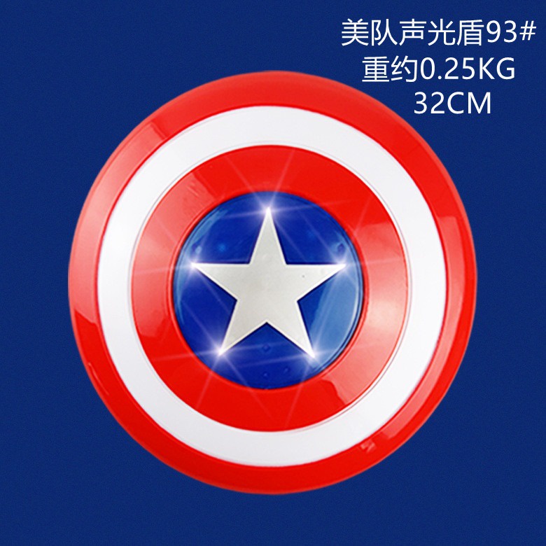 Kiếm ánh sáng và mặt nạ phát sáng của đội trưởng mỹ Marvel Siêu anh hùng Người nhện người sắt