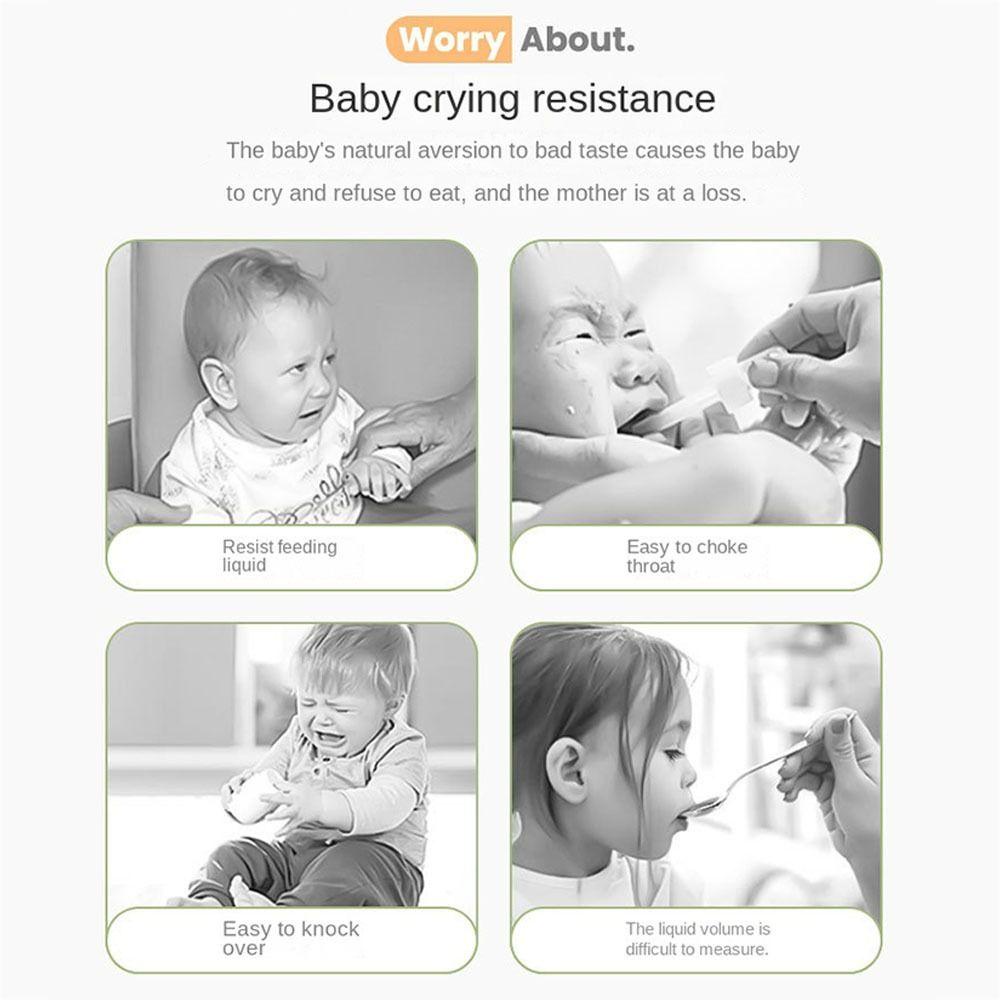 Bình Uống Sữa Bằng Silicon Mềm Hình Chú Ếch Hoạt Hình Kèm Muỗng Đo Lường Cho Trẻ Sơ Sinh