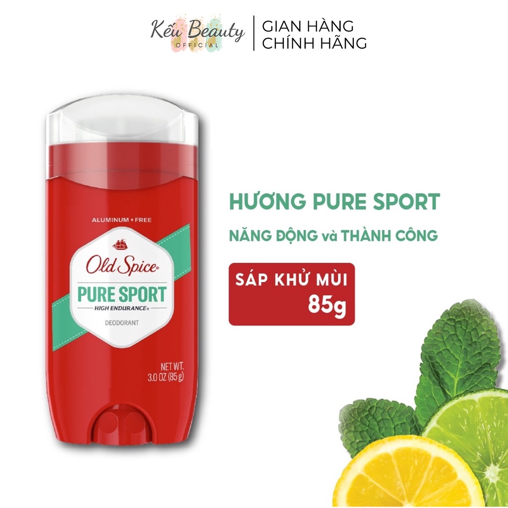 Lăn Khử Mùi Old Spice USA 85g/73g (Nhiều Mùi Hương)