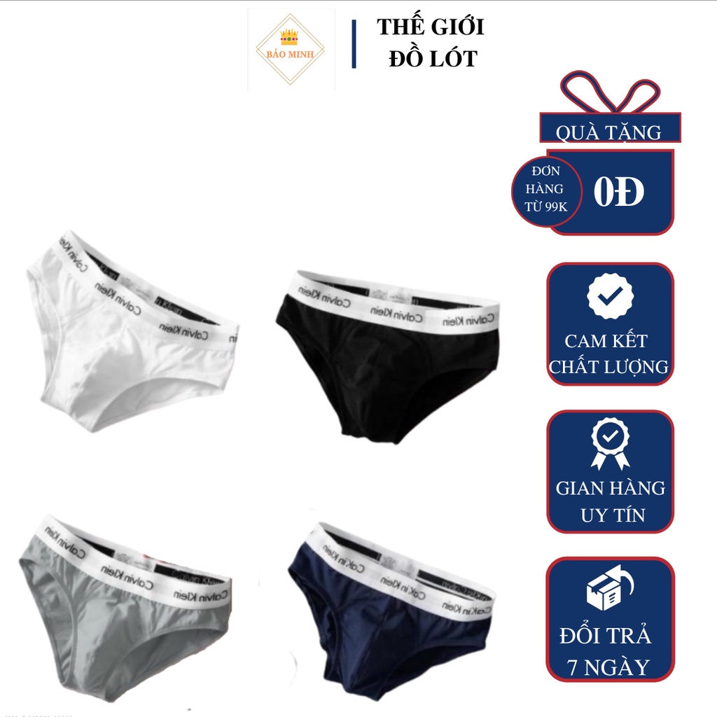 Quần lót nam tam giác chất liệu cotton form chuẩn kiểu dáng hàn quốc 45 -82kg