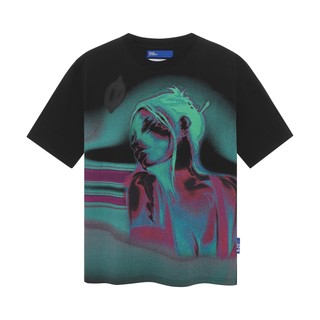 Áo thun unisex Lucid lust-black green màu đen - Charm tee Onism