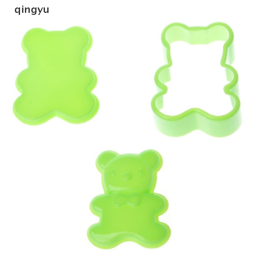 Bộ 3 Khuôn Làm Cơm Nắm Hình Động Vật Dễ Thương DIY