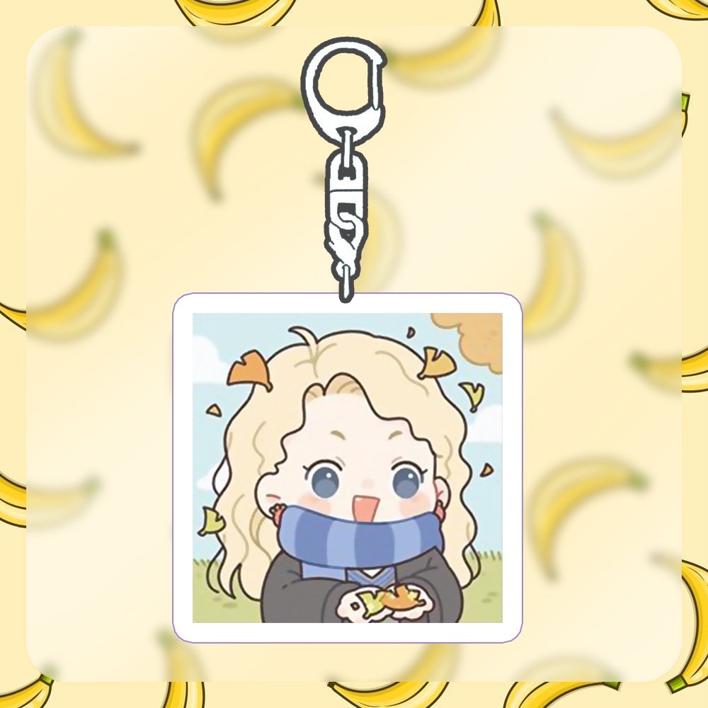 Móc Khóa phim HARRY POTTER ver CHIBI VUÔNG anime chibi game phụ kiện chìa khóa xinh xắn độ đáo