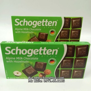 [Hỏa Tốc] Socola thanh Schogetten 100g đủ các vị