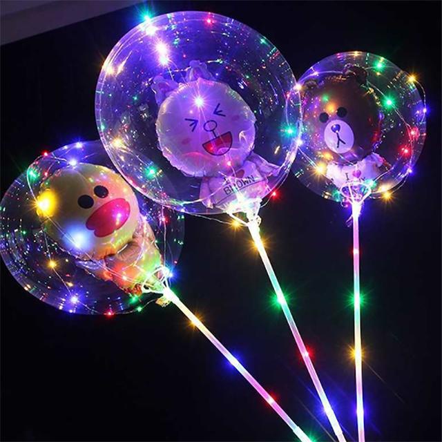 SỈ 10-30-50 SET BÓNG GALAXY, BÓNG GẤU KÈM ĐÈN LED CÓ PIN HÌNH CON VẬT Ô TÔ ĐỒ CHƠI