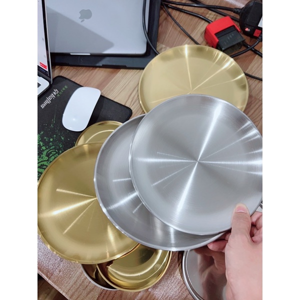Dụng Cụ Spa Inox Mạ Vàng: Bát Spa Inox, Khay Inox Mạ Vàng sang chảnh