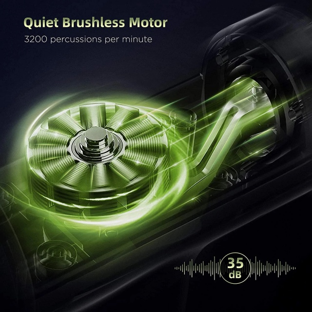 Máy Mát Xa Cầm Tay Taotronics TT-PCA004  Bộ 6 Đầu Massage Đi Kèm - BHành 06 tháng