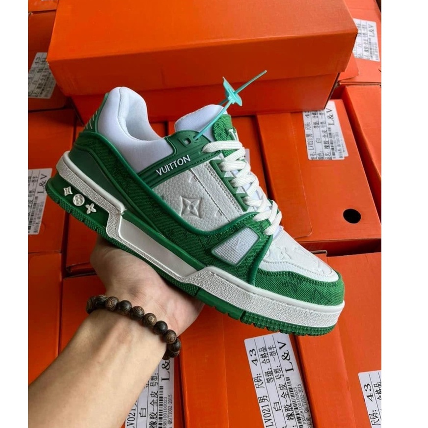 Giày LV Louis Vuitton Trainer,Giày Sneaker LV Nam Nữ Mẫu mới Các màu đế êm bản cao cấp dành cho Nam nữ hot 2022-1_y