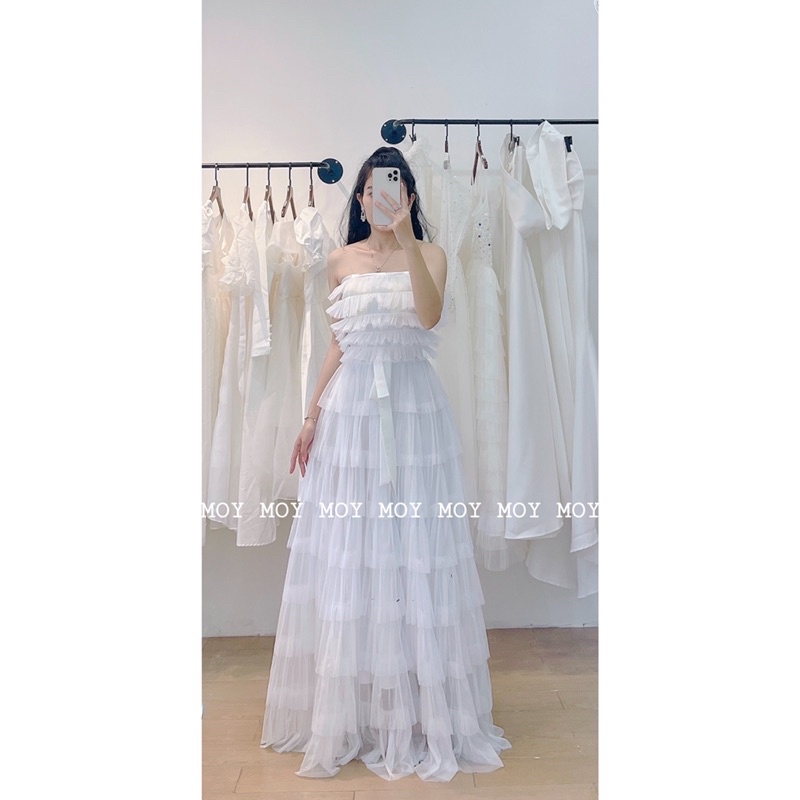 Váy cúp lưới tầng