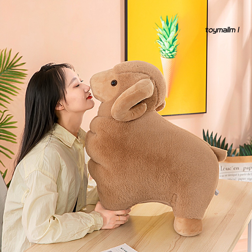 Đồ chơi nhồi bông Hình Con Dê 40 / 50cm Mềm Mại Trang Trí Nhà Cửa