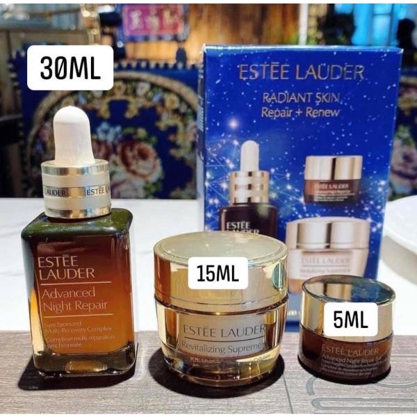 (Mẫu mới 2022) Set dưỡng da Estee Lauder gồm 3 món hot nhất