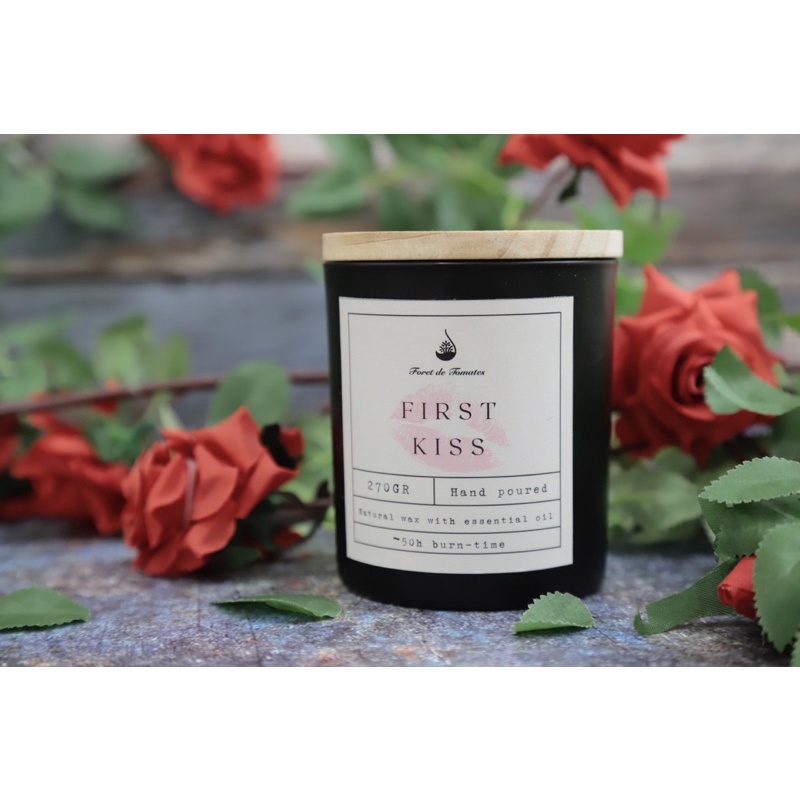 Nến thơm Handmade Cao cấp - Foret de Tomates - Hương First Kiss