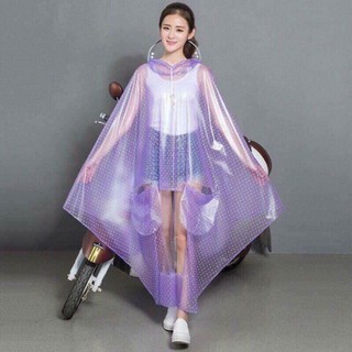 Áo mưa chấm bi 1 đầu