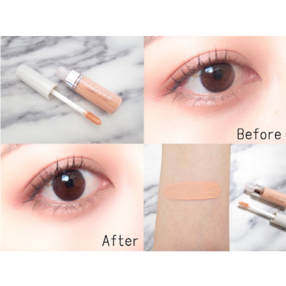 Kem che khuyết điểm Cezanne Stretch Concealer Nhật Bản độ che phủ cao chống thấm nước SPF50 PA++++ 8g