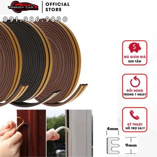 Nẹp xốp khe cửa sợi kép có keo cách âm chống tiếng ồn chống bụi chống hơi lạnh thất thoát Phụ kiện ô tô cao cấp