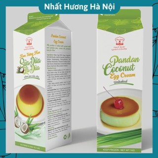 Kem Trứng Flan Sữa Dừa Lá Dứa 1kg