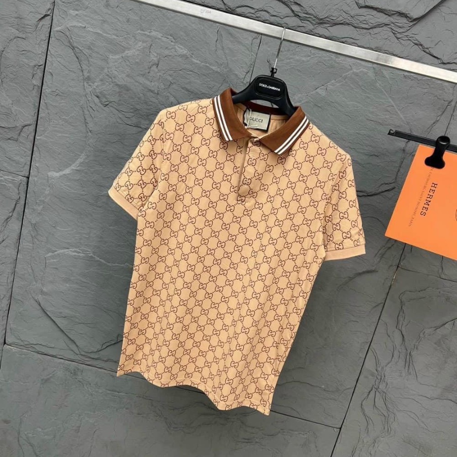 Áo thun nam polo áo phông cao cấp đẹp vải thun lạnh unisex t shirt chất cotton kiểu họa tiết in logo GC thời trang