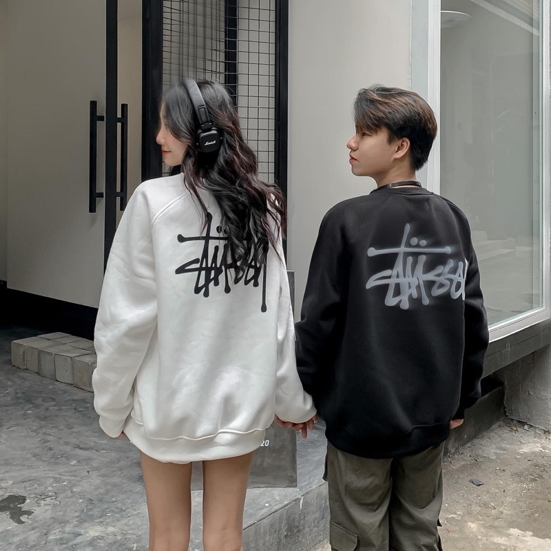 Áo sweater nỉ bông nam nữ đủ size, chất nỉ bông dày dặn trendy