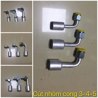 Co cút nhôm cong và thẳng - phụ tùng điện lạnh-điều hòa - nhiều cỡ - 3/4/5 - phi 8/10/13